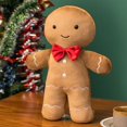 thumbnail image 3 of Almohada de muñeco de peluche de pan de jengibre de Navidad, corona de casa de árbol de Navidad, juguete de peluche de caramelo de Chocolate, decoración del hogar, 3 of 6
