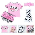 thumbnail image 3 of Hemoton 4pcs Reborn Baby Girl Dolls Clothes Girls Pink Outfits for 20"-22" Reborn Doll, 3 of 6