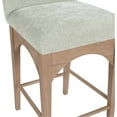 thumbnail image 5 of Meridian Furniture Waldorf Mint Chenille Fabric Stool, 5 of 7