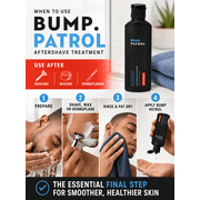 Bump Patrol Maximum Strength Aftershave Treatment Serum – Razor Bump Stopper and Ingrown Hair Treatment for Men and Women, Fast Acting Salicylic Acid for Razor Burn & Shaving Irritation - 4 oz Pack 1