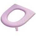 thumbnail image 2 of COM1950s Comfort Toilet Seat Cushion,Waterproof Eva Foam Bathroom Seat Cover with Non-Slip Suction Cups,Reusable Portable Soft Toilet Pad for Home Travel,Washable Toilet Seat Protector, 2 of 9