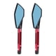 thumbnail image 2 of Motorcycle Mirror Motorcycle Side Mirror 1 Pair Motorcycle Rearview Mirrors Rear View Mirror Motorcycle Modification AccessoriesRed ANGGREK Rojo, 2 of 8