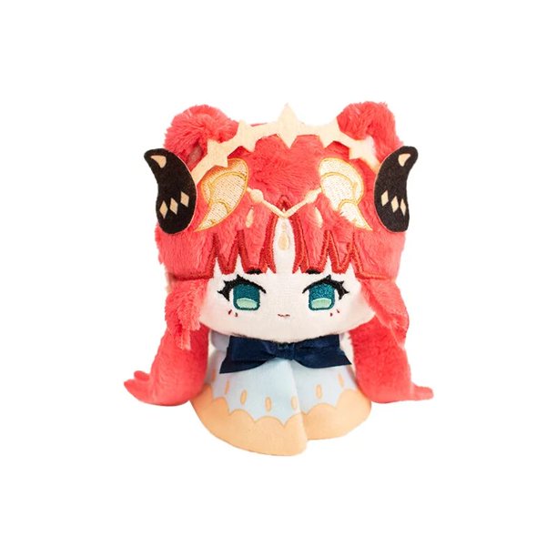12cm Genshin Impact Plush Pendant Keychain Cosplay Venti Albedo Xiao Raiden Shogun Tartaglia Kazuha Doll Toy Beadchain Gift