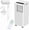 White, variant on Portable Air Conditioners 8000 BTU, Remote Control AC Unit with 24H Timer, Low Noise & Energy Saving for Rooms Up to 350 Sq.Ft, Dorm, Office, Bedroom, Black & White