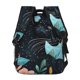 thumbnail image 4 of Easygdp Black Panther Floral Illustration Mochila Ergonómica Versátil para Laptop - Múltiples Bolsillos, Correas Ajustables, Unisex para Escuela, Viajes y Actividades al Aire Libre-One Size, 4 of 5