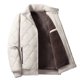 thumbnail image 2 of Puntoco Chaqueta De Invierno Informal De Color Liso Con Cuello Alto Y Bolsillos Con Cremallera Y Manga Larga Para Hombre, 2 of 4