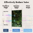 thumbnail image 4 of 8 Pack Art Acoustic Panels Sound Absorbing Ancient Large Trees Forest Scenic Trees Foliage Sunlight Moss Bamboo Soundproof Wall Panels Self Adhesive for Bedroom Home Theater 48"x32", 4 of 7