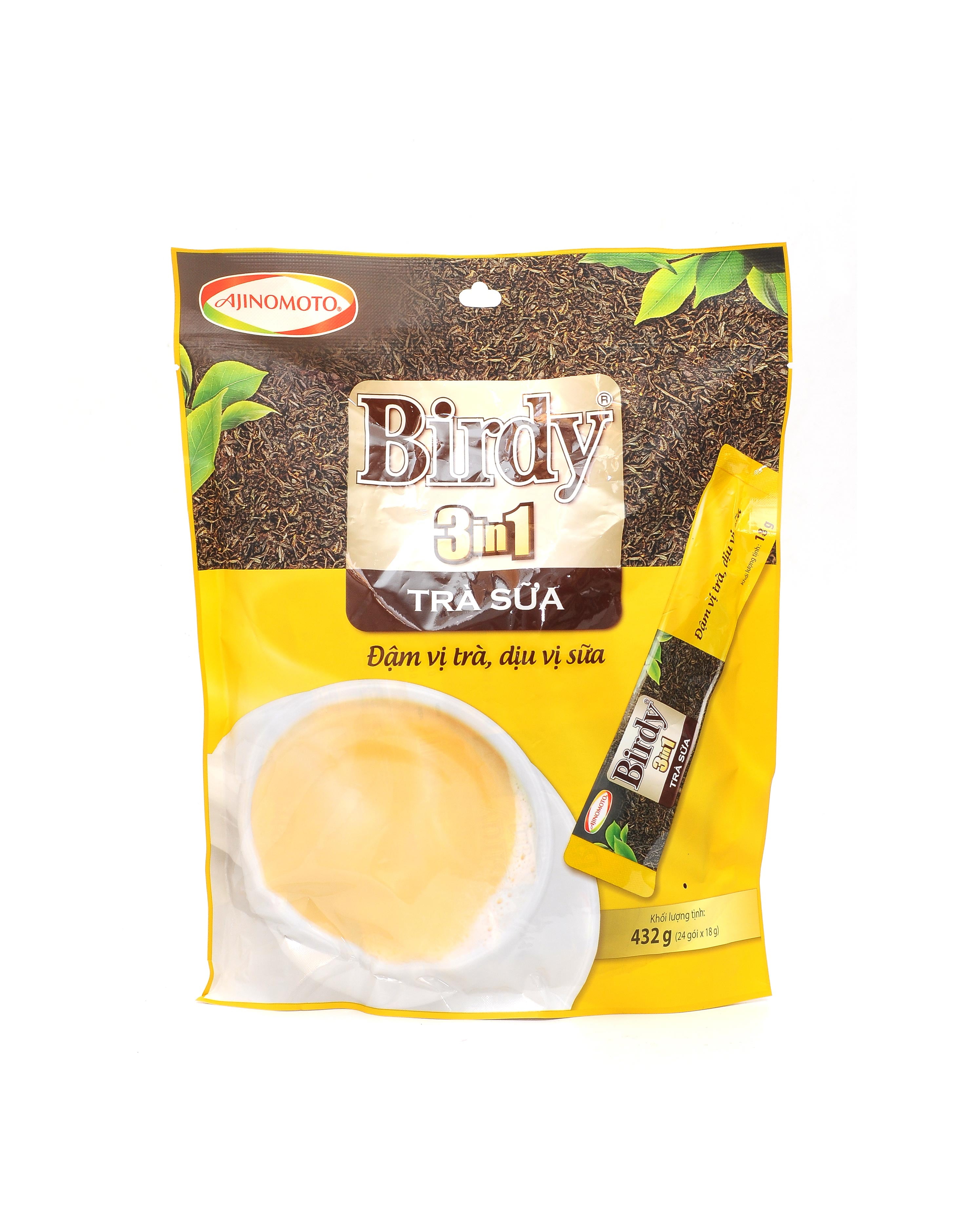 Birdy 3 in 1 Instant Milk Tea Combination of Thai Nguyen Tea and Milk