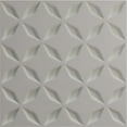 thumbnail image 5 of Ekena Millwork 19 5/8"W x 19 5/8"H Delfina EnduraWall Decorative 3D Wall Panel, UltraCover Satin Blossom White (Covers 2.67 Sq. Ft.), 5 of 6