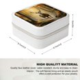 thumbnail image 2 of Autua Deer Forest Fall Leaves Mini Jewelry Travel Case Necklace Earring Ring Organizer Box White, 2 of 5