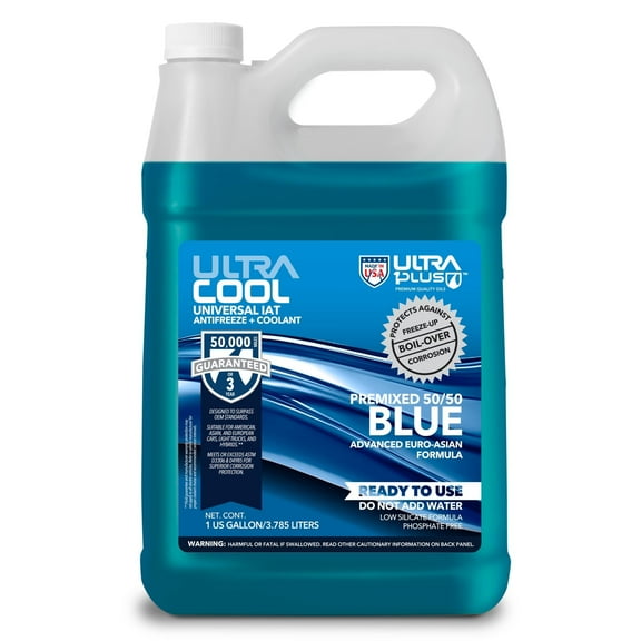 UltraCool Universal Antifreeze   Coolant PREMIXED 50/50 BLUE (1 US Gallon / 4 QTS)