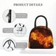 thumbnail image 4 of Disketp Fiery Orange Flames Energy Bolsa Térmica para Almuerzo, Lonchera con Abertura Amplia y Gran Capacidad, Organizador Reutilizable para Mujeres, Hombres y Adultos, 4 of 6