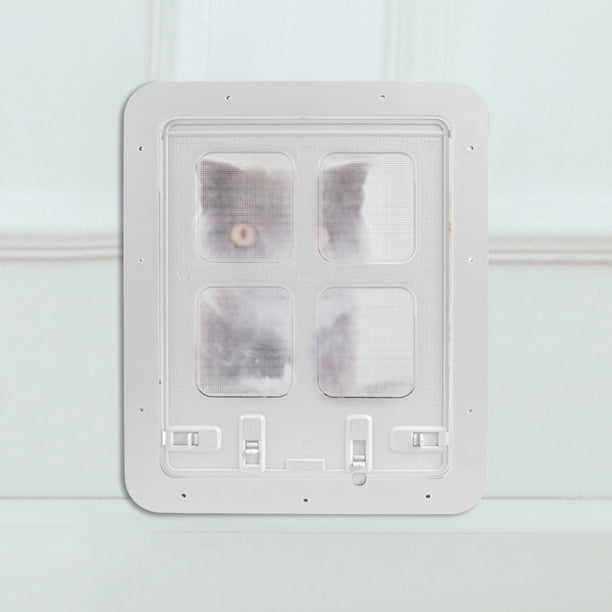 Puerta magnética Fácil de instalar Puerta silenciosa para mascotas Diseño humano para la casa Entrar libremente