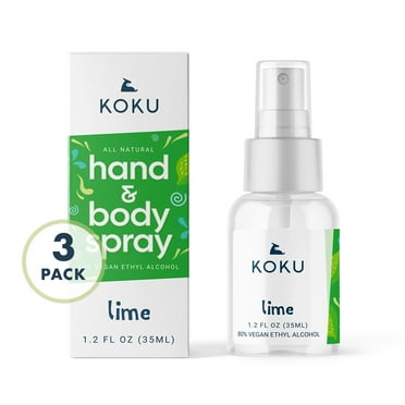 Lime Set 1-  Pack of 3 Lime Scented Hand Sanitizer Spray 3x1.2 Fl. Oz.