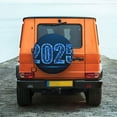 thumbnail image 4 of Haiem Spare Tire Cover , Wheel Cover with 2025 Happy New Year 5 printed, Camper Spare Tire Cover Fit for Jeep Wrangler Rv SUV Truck Travel Trailer-17 inch, 4 of 8