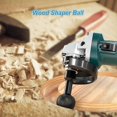 thumbnail image 2 of Wood Carving Spherical Burr - Wood Metal Burr Carving Tool - Carbide Burr - 14mm Wood Carving Polishing Drill Bit for - 115/125 Angle Grinder, 2 of 4