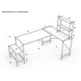 thumbnail image 4 of Desk-Top Modelo L Escritorio Gamer marca Ambientika (Negro), 4 of 8