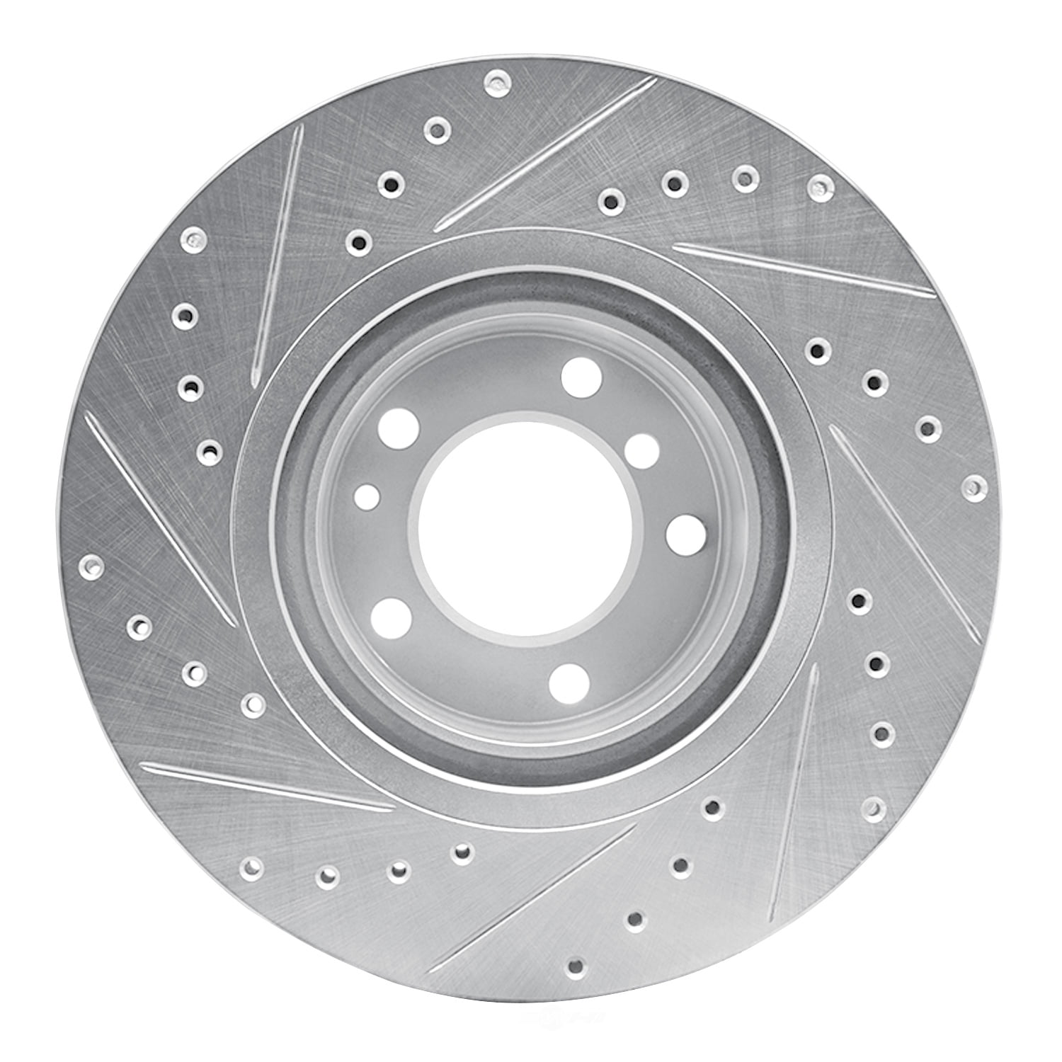 Dynamic Friction Company 631-31033R DFC Brake Rotor - Drilled And Slotted - Silver