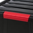 thumbnail image 4 of Boîte de Rangement en Plastique L avec Couvercle et Loquets Solution d'Organisation de Garage Durable Contenants Empilables Emboîtables Poignée de Tirage Sécurisée, 4 of 5