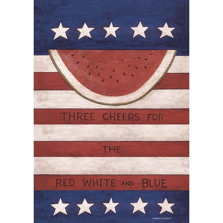 LANG RED WHITE & BLUE LARGE FLAG