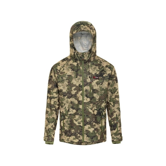Savage Arms Long Sleeve Rain Jacket - Men's, Green Camo, Medium