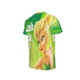 thumbnail image 6 of Kids 3D Graphic Tinker Bell T-Shirts, Novelty Shirts Crewneck Short Sleeve Tees for Youth Boys Girls, 6 of 8
