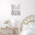 thumbnail image 6 of Inspirational Quotes and Purple Butterfly Canvas Wall Art Lavender Floral with Green Leaf Wall Art for Bathroom Living Room Bedroom Vintage Picture Wall Decor Framed Bedroom Wall Art,12x16, 6 of 6