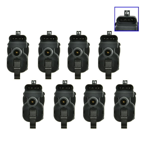 TRQ Ignition Coil Set of 8 for Pontiac Chevy GMC Silverado Pickup Truck SUV Van ICA61469 Fits select: 1997-2004 CHEVROLET CORVETTE, 2001-2002 CHEVROLET SILVERADO