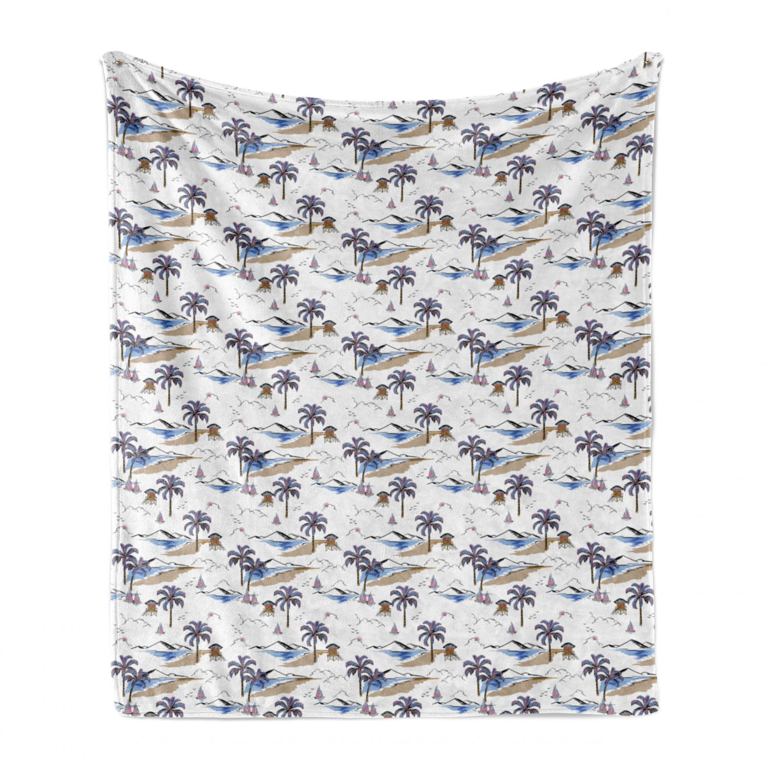 Dark Blue Grey Mustard 60 x 80 Ambesonne Crown Soft Flannel Fleece Throw Blanket Cozy Plush for Indoor and Outdoor Use Hand Drawn Like Artwork of Triangles Dots and Zigzag Formations Pattern 