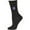 Black, variant on Women's Dress Casual Argyle Bamboo Crew 1 Pair and 3 Pair Pack Socks 4020