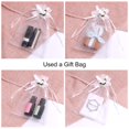 thumbnail image 4 of Bolsas de regalo SumDirect de organza con rosa 13x18 cm - 50 piezas blancas, 4 of 7