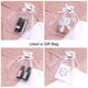thumbnail image 4 of Bolsas de regalo SumDirect de organza con rosa 13x18 cm - 50 piezas blancas, 4 of 7