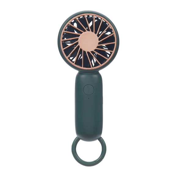 Mini ventilador de mano, ventilador personal portátil de 3 velocidades para el hogar, la oficina y el exterior. Verde