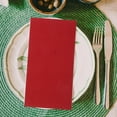 thumbnail image 4 of COMPUKAS Serviettes en Papier Rouges 150 Pcs pour Jetables 7.9x7.9 Po, 4 of 7