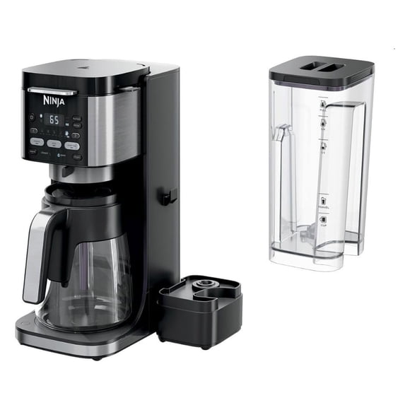 Cafetera Ninja CFP105 DualBrew caliente y helada, de una sola porción, compatible con K-Cups y cafetera de goteo de 14 tazas, negra (renovada)