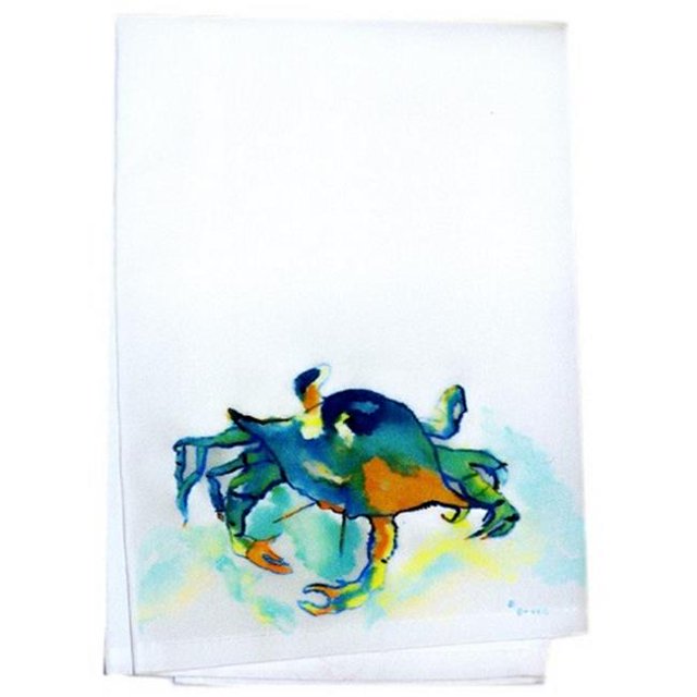 Serviette d'Invité Orange Crabe