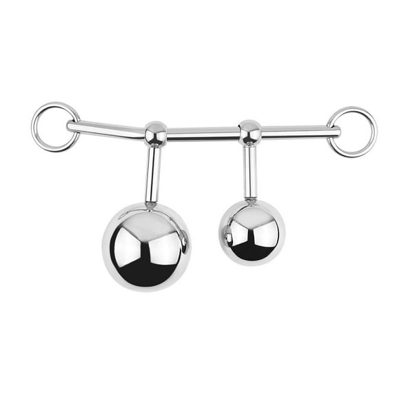 Stainless Steel Silver Balls Body Massager Personal Massage Wand