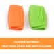 thumbnail image 2 of 2 pares de mango de asistencia de silicona, agarre caliente de silicona resistente al calor, asistente de silicona caliente Slip Finger Prevenir, 11 Afortunado Sencillez, 2 of 2