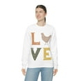 thumbnail image 5 of Vintage Chicken Lover Sweatshirt for Women Chickens Hen Shirt Gift Ideas, 5 of 6