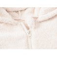 thumbnail image 7 of Tisuna Romper Jacket For Newborn Girls Boys Solid Color Long Sleeve Hooded Coat Warm Cute Winter Kids Jumpsuit Jacket White Size 0-6 Months, 7 of 7