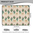 thumbnail image 7 of XYZCANDO Cactus Bow Washable Cargo Mat 29" x 39", All-Weather Durable Trunk Liner with Non-Slip Backing, Easy-Clean Stitched Edge Protector for SUVs, Sedans and Trucks, 7 of 7