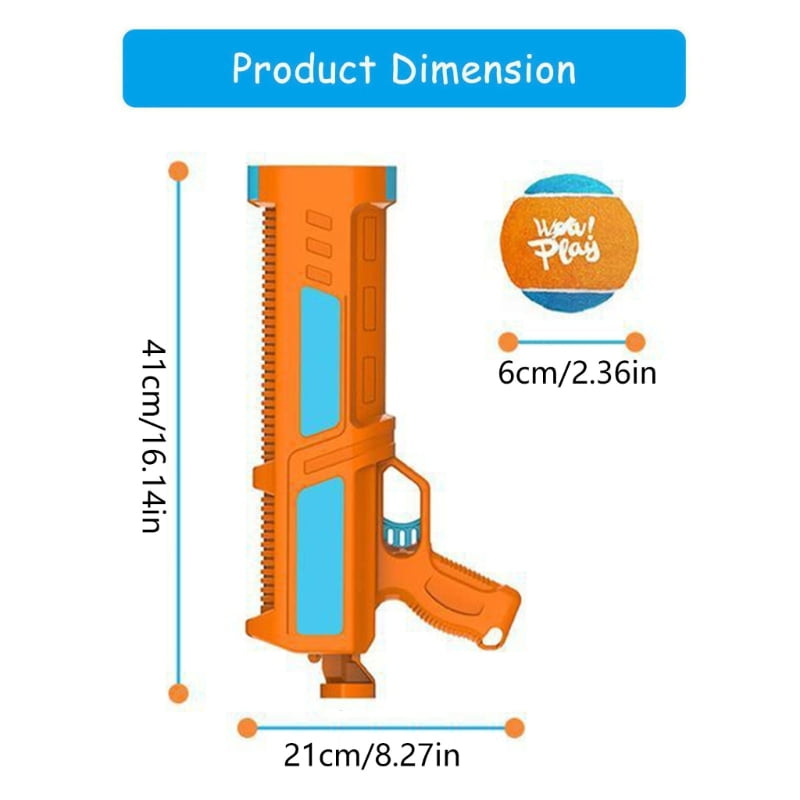 AOOOWER Interactive Fetches Machine For Active Pet Effortlessly Loading Tennis Ball Thrower