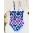thumbnail image 3 of 2-8T Girls One Piece Swimsuits Summer UPF 50+ Beach Bathing Suit Strap Swimwear, 3 of 9