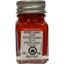 Testors Flat Red Enamel Paint 1/4oz