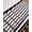 Black, variant on Grey Striped Stair Treads for Wooden Steps Indoor Runner Rug Carpet, Minimalist Farmhouse Stripe 4 Pieces Peel and Stick Staircase Step Treads Covers Washable Throw Door Mats, 30"x8"