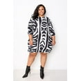 thumbnail image 2 of Zebra Bubbled Dress 1XL, 2 of 8