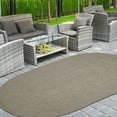 thumbnail image 2 of Superior Braided Indoor/ Outdoor Area Rug, 6' Round, Cocoa, 2 of 6