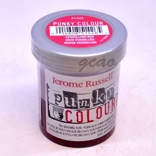 Jerome Russell Punky Hair Colour, Vermillion Red, 3.5 Oz ...