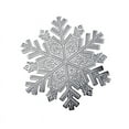thumbnail image 3 of BalsaCircle 6 Silver 18" Snowflake Design Round Vinyl PLacemats Wedding Party Decorations, 3 of 8