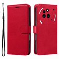 thumbnail image 2 of Wallet Case for Nothing Phone 3A Pro Flip Cover with Card Slots, Magnetic Stand & Strap Red, 2 of 5